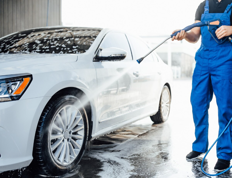 Shiny clean car